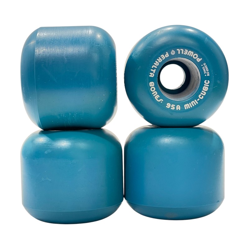 Rodas Bones Mini-Cubic Azul  64mm 95a