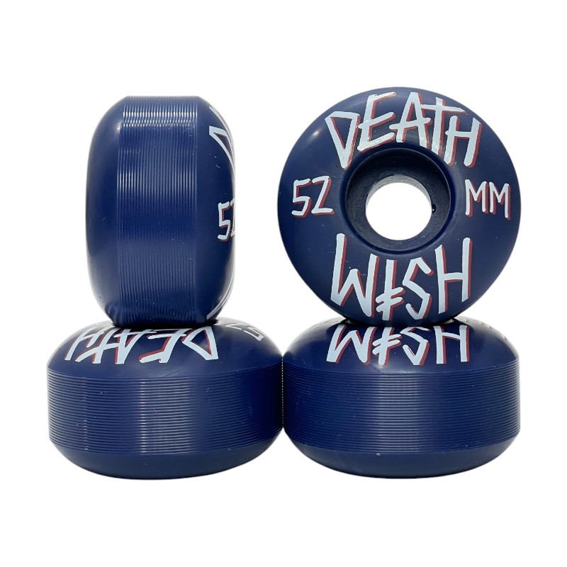 Rodas Death Wish Stacked Azul Marinho 52mm 99a DW0036