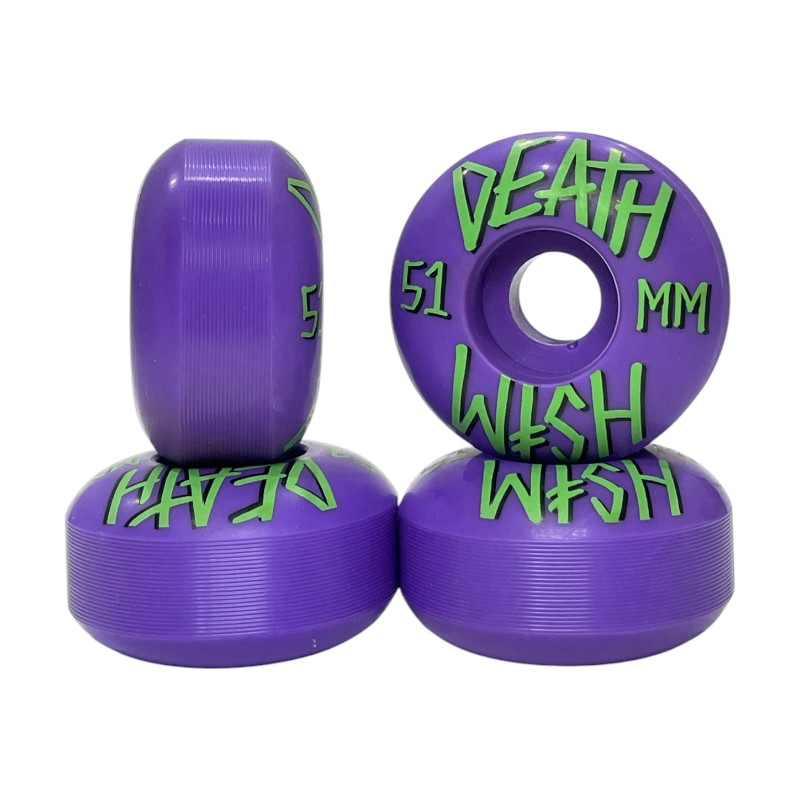 Rodas Death Wish Stacked Lilás 51mm 99a DW0020