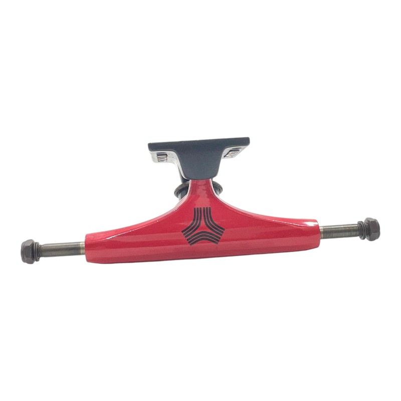 Truck Destructo Mid 5.25 Trave Vermelha/Base Preta TRDE286