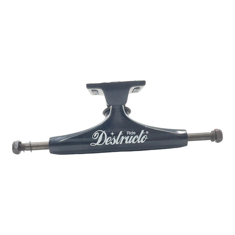 Truck Destructo Ride Mid 5.25 Trave e Base Preto TRDE207