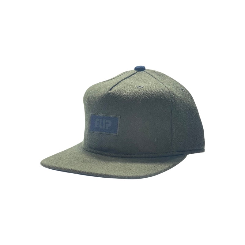 Boné Flip Skateboards Patch Logo Snapback Green Olive